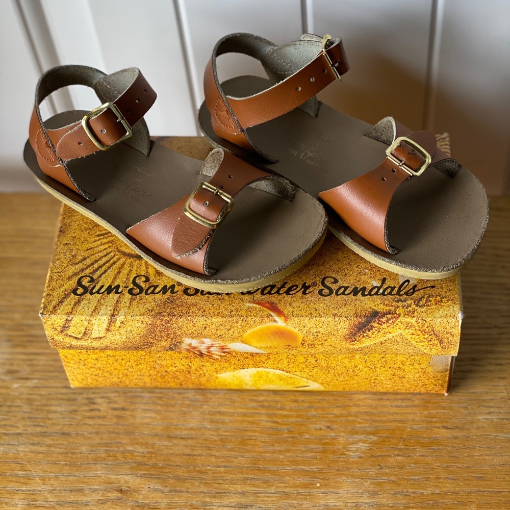 Tan Sun-San Salt Water Sandals